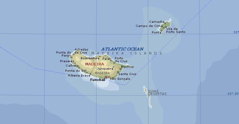 Large Madeira Map