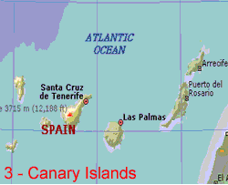 Map of Canary Islands
